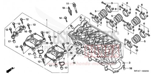 CYLINDER HEAD CBF1000A6 de 2006